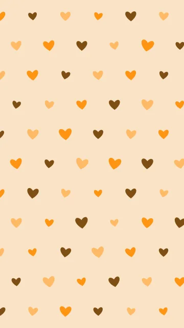 Dark Orange hearts phone wallpaper — free HD dark orange mobile wallpaper 1080x1920