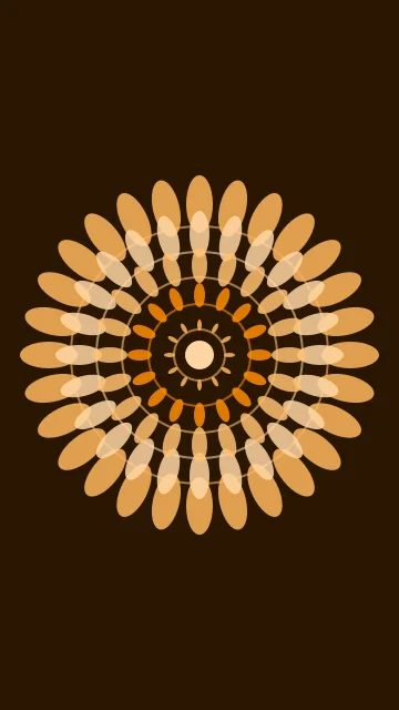 Dark Orange mandala phone wallpaper — free HD dark orange mobile wallpaper 1080x1920