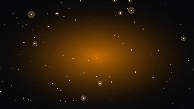Dark Orange starry background — free HD dark orange color wallpaper 1920x1080