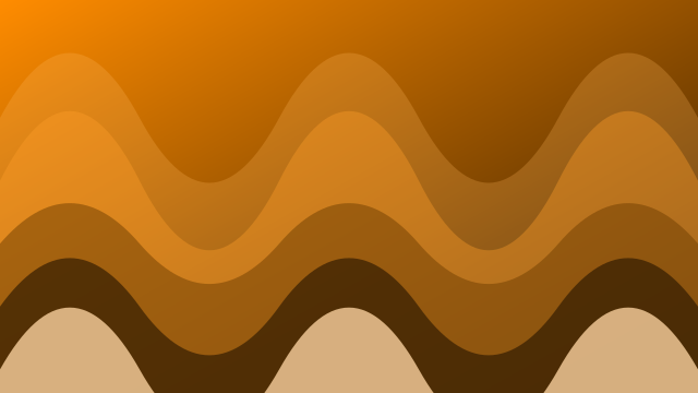 Dark Orange waves background — free HD dark orange color wallpaper 1920x1080