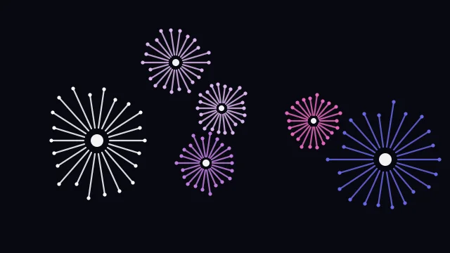 Dark Orchid fireworks desktop wallpaper — free 4K dark orchid wallpaper 3840x2160