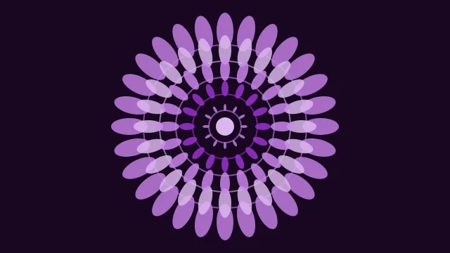 Dark Orchid mandala desktop wallpaper — free 4K dark orchid wallpaper 3840x2160