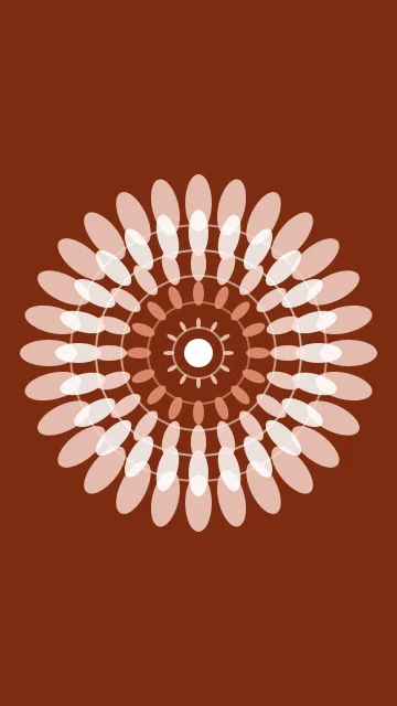 Dark Salmon mandala phone wallpaper — free HD dark salmon mobile wallpaper 1080x1920