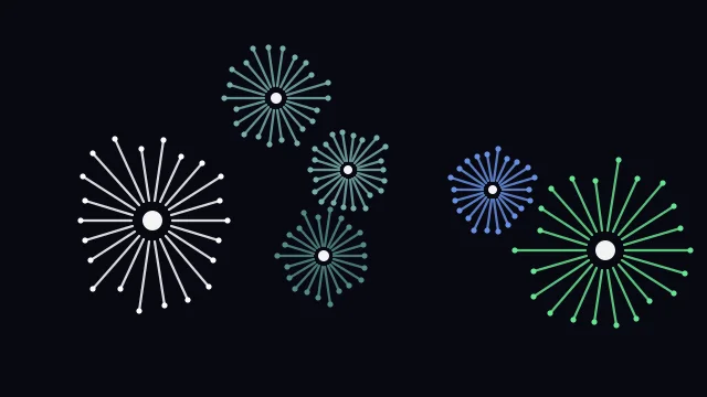 Dark Slate Gray fireworks desktop wallpaper — free 4K dark slate gray wallpaper 3840x2160
