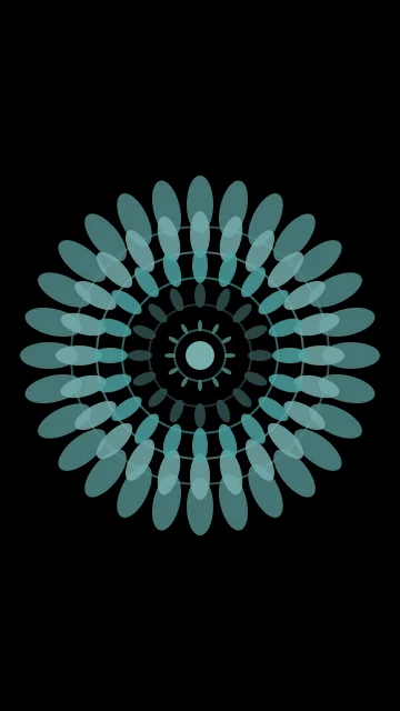 Dark Slate Gray mandala phone wallpaper — free HD dark slate gray mobile wallpaper 1080x1920