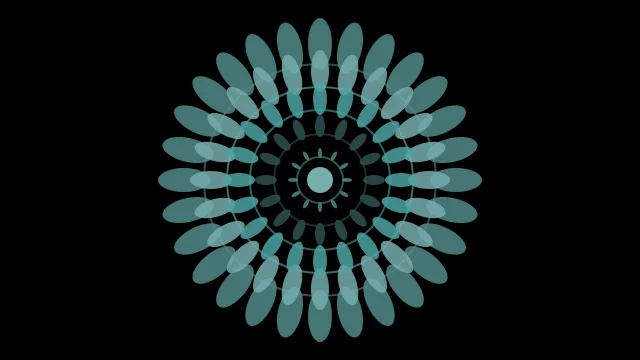 Dark Slate Gray mandala desktop wallpaper — free 4K dark slate gray wallpaper 3840x2160