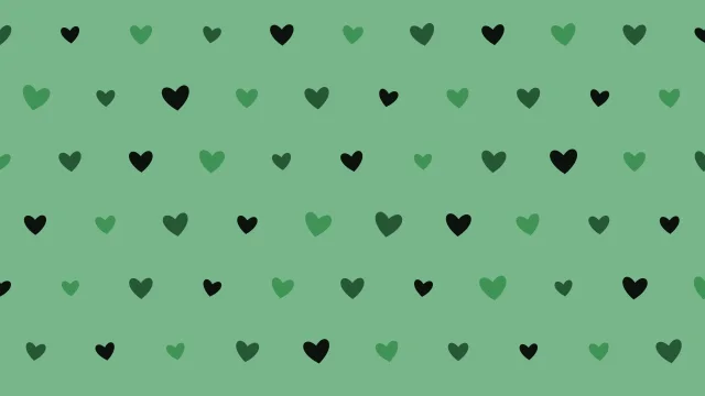 Dark Spruce hearts background — free HD dark spruce color wallpaper 1920x1080