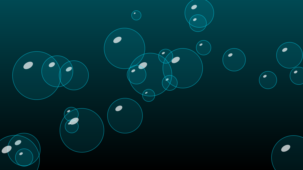 Dark Teal bubbles background — free HD dark teal color wallpaper 1920x1080