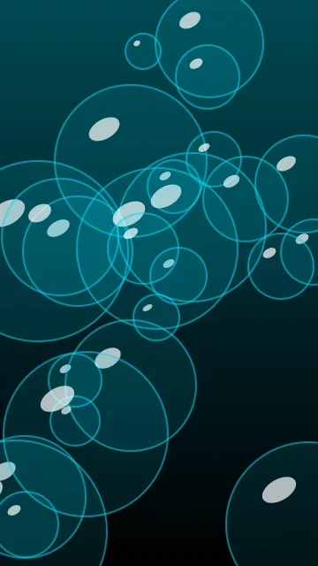 Dark Teal bubbles phone wallpaper — free HD dark teal mobile wallpaper 1080x1920