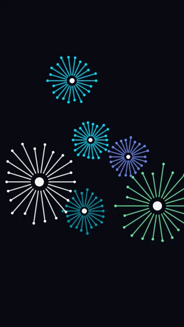 Dark Teal fireworks phone wallpaper — free HD dark teal mobile wallpaper 1080x1920