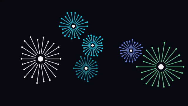 Dark Teal fireworks desktop wallpaper — free 4K dark teal wallpaper 3840x2160