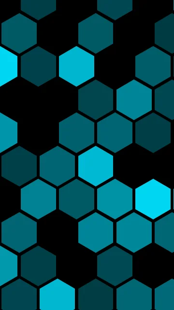 Dark Teal hexagon phone wallpaper — free HD dark teal mobile wallpaper 1080x1920