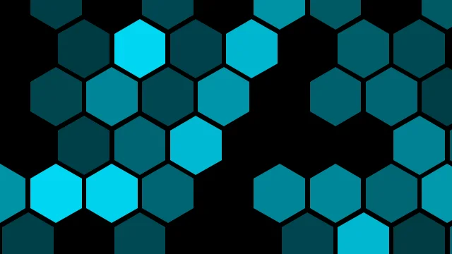 Dark Teal hexagon desktop wallpaper — free 4K dark teal wallpaper 3840x2160