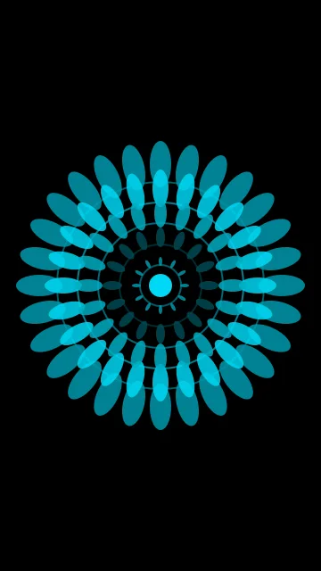 Dark Teal mandala phone wallpaper — free HD dark teal mobile wallpaper 1080x1920