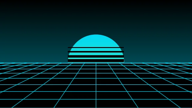 Dark Teal vaporwave desktop wallpaper — free 4K dark teal wallpaper 3840x2160