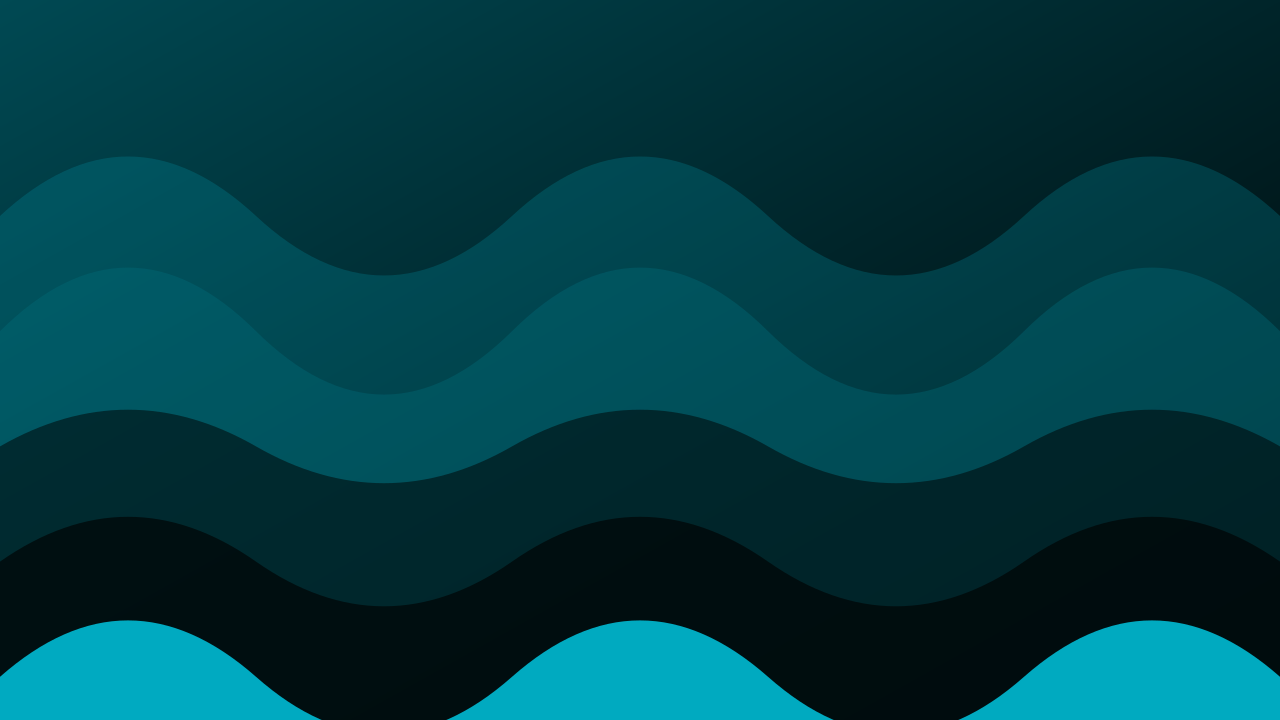 Dark Teal waves background — free HD dark teal color wallpaper 1920x1080
