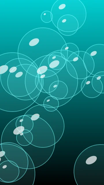 Dark Turquoise bubbles phone wallpaper — free HD dark turquoise mobile wallpaper 1080x1920