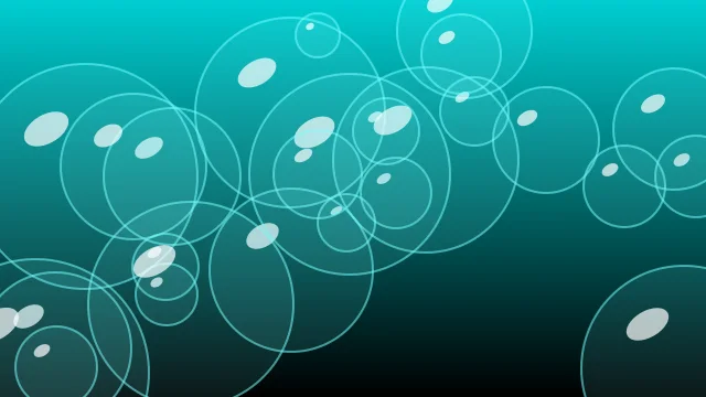 Dark Turquoise bubbles desktop wallpaper — free 4K dark turquoise wallpaper 3840x2160