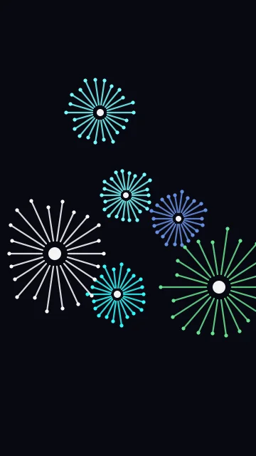 Dark Turquoise fireworks phone wallpaper — free HD dark turquoise mobile wallpaper 1080x1920