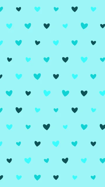 Dark Turquoise hearts phone wallpaper — free HD dark turquoise mobile wallpaper 1080x1920