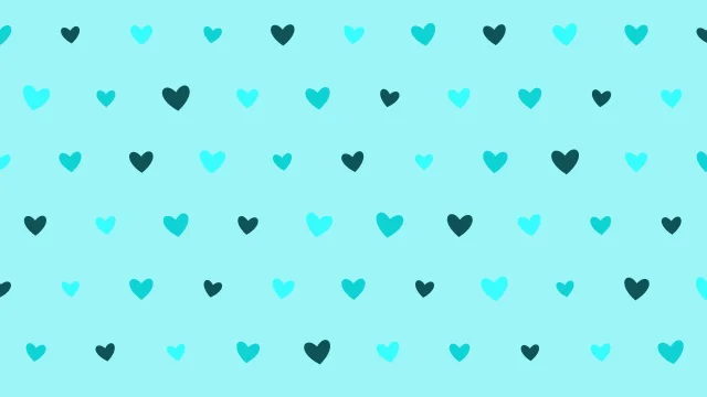Dark Turquoise hearts background — free HD dark turquoise color wallpaper 1920x1080