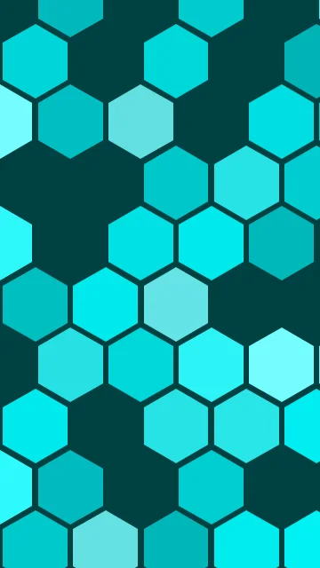 Dark Turquoise hexagon phone wallpaper — free HD dark turquoise mobile wallpaper 1080x1920