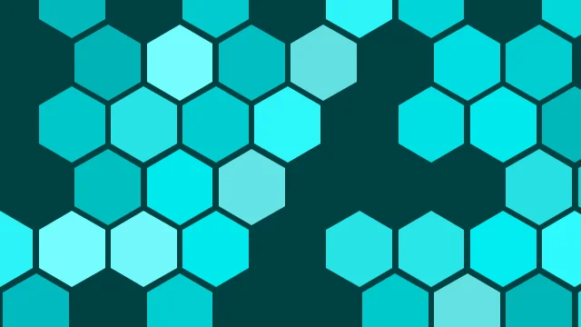 Dark Turquoise hexagon desktop wallpaper — free 4K dark turquoise wallpaper 3840x2160