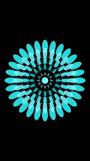 Dark Turquoise mandala phone wallpaper — free HD dark turquoise mobile wallpaper 1080x1920