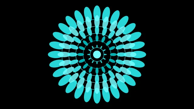 Dark Turquoise mandala desktop wallpaper — free 4K dark turquoise wallpaper 3840x2160