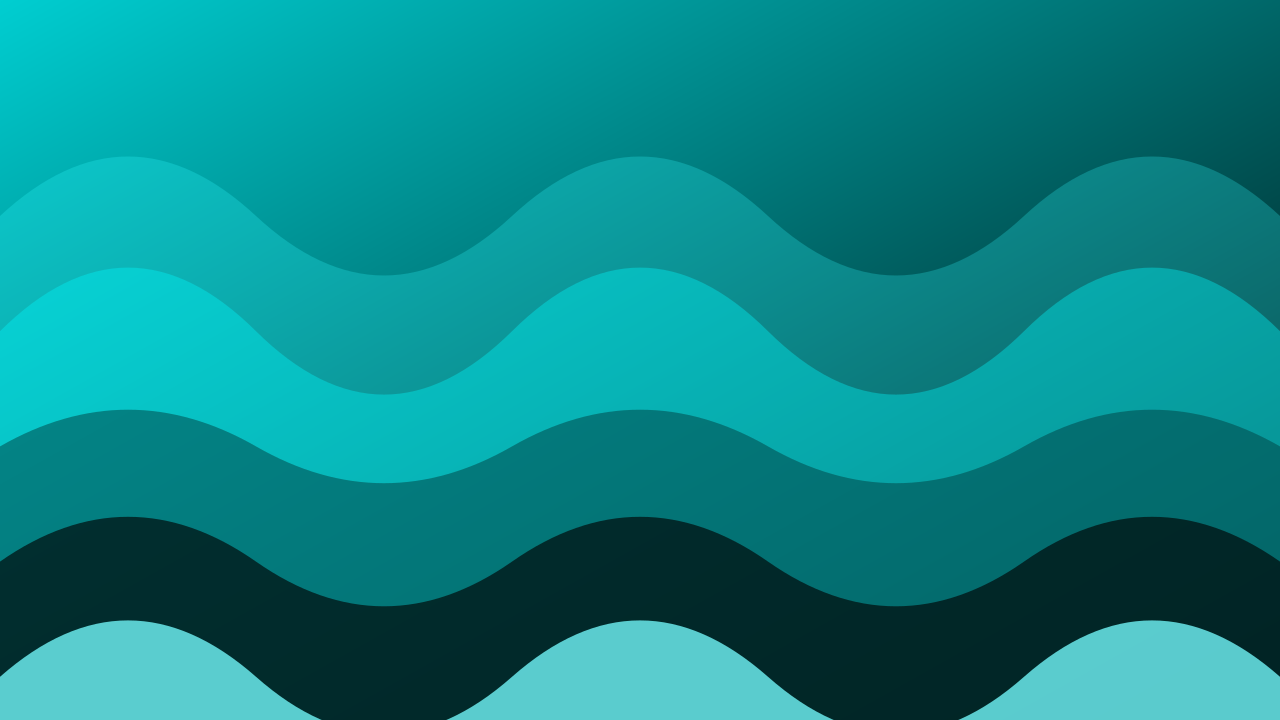 Dark Turquoise waves background — free HD dark turquoise color wallpaper 1920x1080