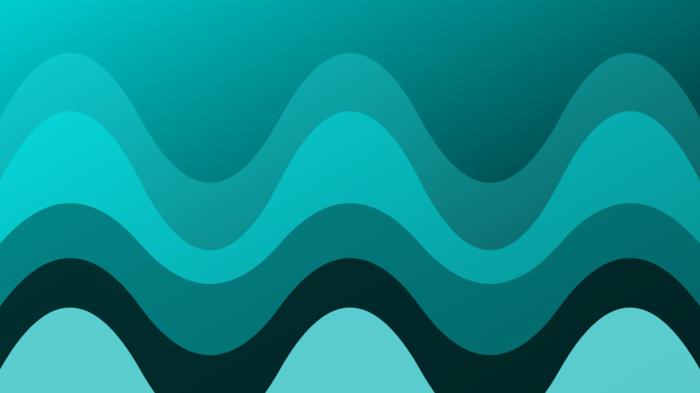 Dark Turquoise waves background — free HD dark turquoise color wallpaper 1920x1080