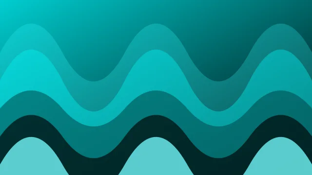 Dark Turquoise waves desktop wallpaper — free 4K dark turquoise wallpaper 3840x2160