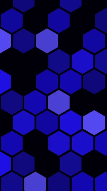 Dark Ultramarine hexagon phone wallpaper — free HD dark ultramarine mobile wallpaper 1080x1920