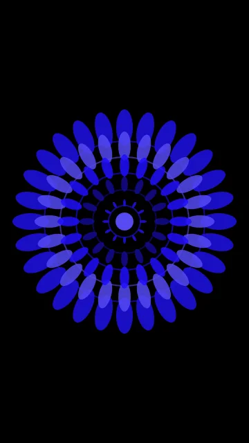Dark Ultramarine mandala phone wallpaper — free HD dark ultramarine mobile wallpaper 1080x1920