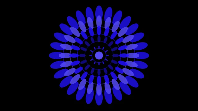 Dark Ultramarine mandala background — free HD dark ultramarine color wallpaper 1920x1080
