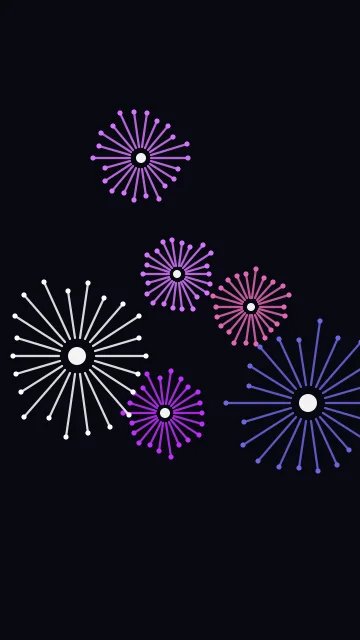 Dark Violet fireworks phone wallpaper — free HD dark violet mobile wallpaper 1080x1920