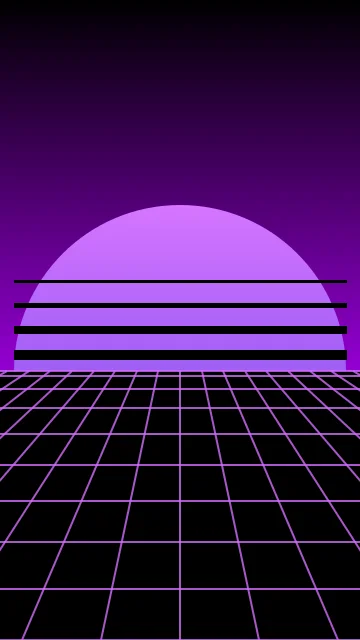 Dark Violet vaporwave phone wallpaper — free HD dark violet mobile wallpaper 1080x1920