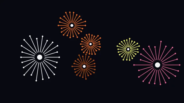 Dark Walnut fireworks background — free HD dark walnut color wallpaper 1920x1080