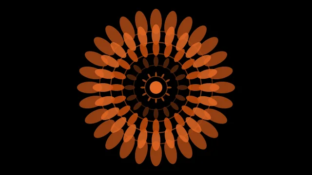 Dark Walnut mandala background — free HD dark walnut color wallpaper 1920x1080