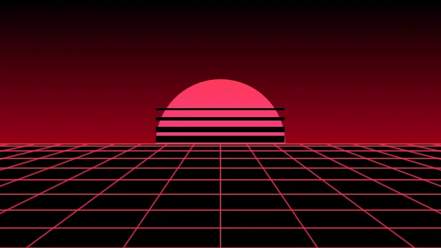 Deep Crimson vaporwave desktop wallpaper — free 4K deep crimson wallpaper 3840x2160