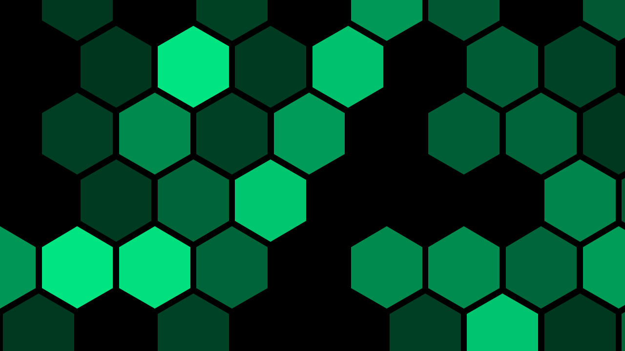 Deep Forest hexagon background — free HD deep forest color wallpaper 1920x1080