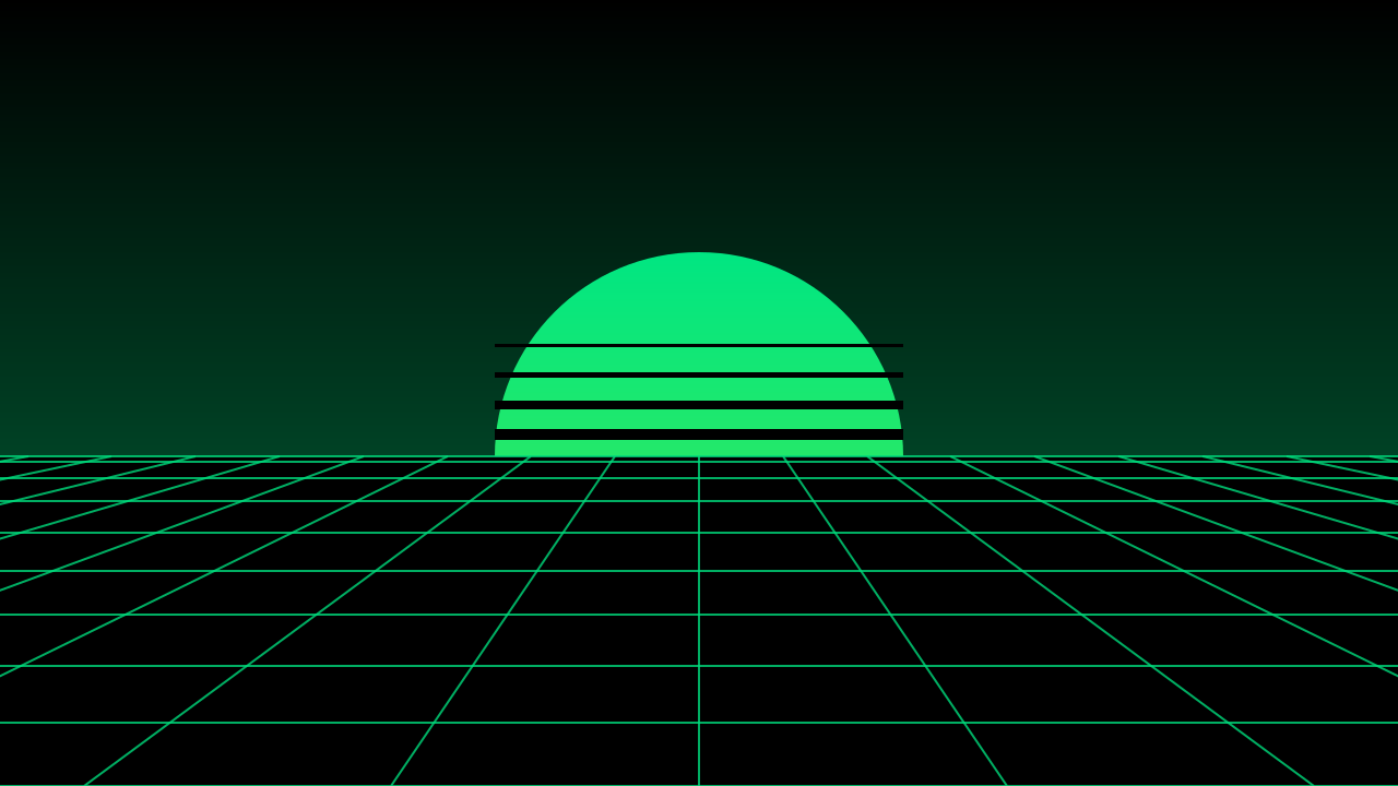 Deep Forest vaporwave background — free HD deep forest color wallpaper 1920x1080
