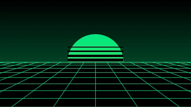 Deep Forest vaporwave background — free HD deep forest color wallpaper 1920x1080
