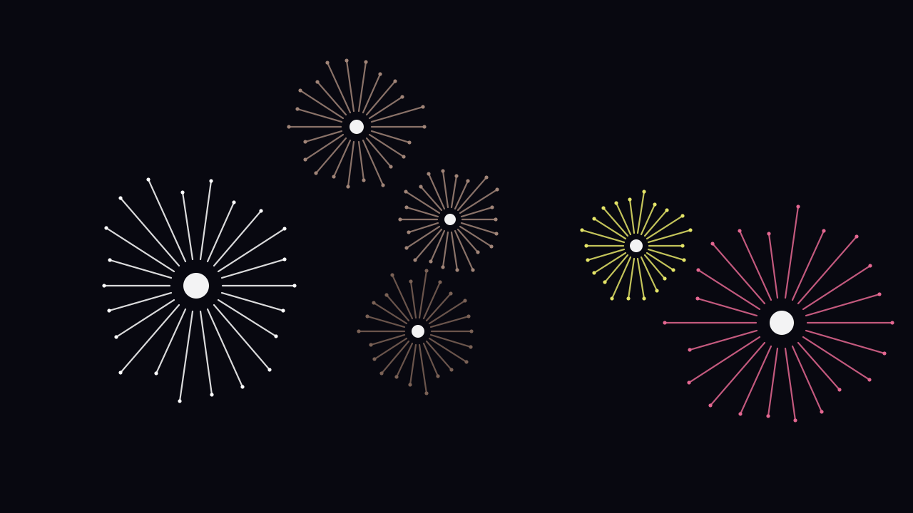 Deep Mocha fireworks background — free HD deep mocha color wallpaper 1920x1080