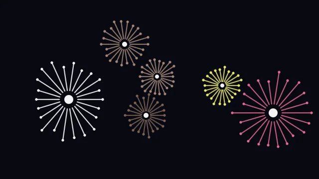 Deep Mocha fireworks background — free HD deep mocha color wallpaper 1920x1080