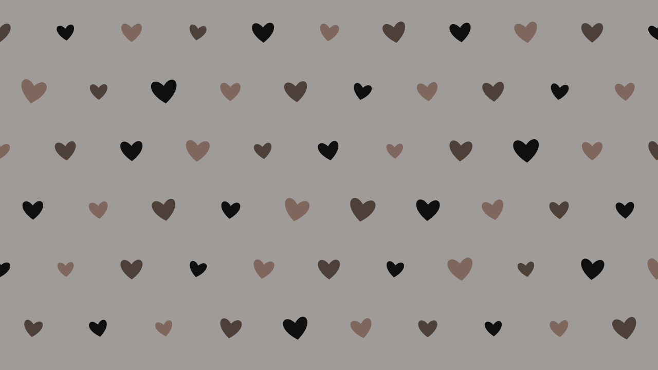 Deep Mocha hearts background — free HD deep mocha color wallpaper 1920x1080