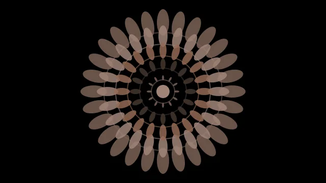 Deep Mocha mandala background — free HD deep mocha color wallpaper 1920x1080