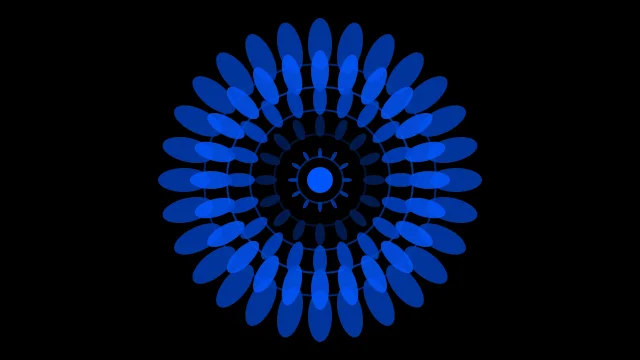 Deep Navy mandala background — free HD deep navy color wallpaper 1920x1080