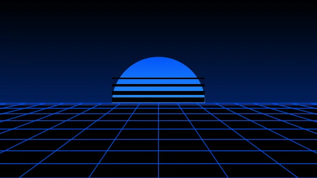 Deep Navy vaporwave background — free HD deep navy color wallpaper 1920x1080