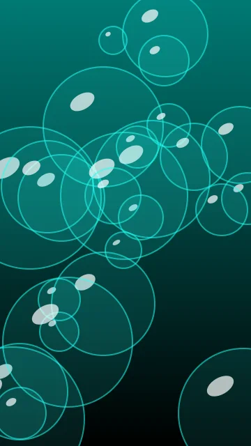 Deep Ocean bubbles phone wallpaper — free HD deep ocean mobile wallpaper 1080x1920